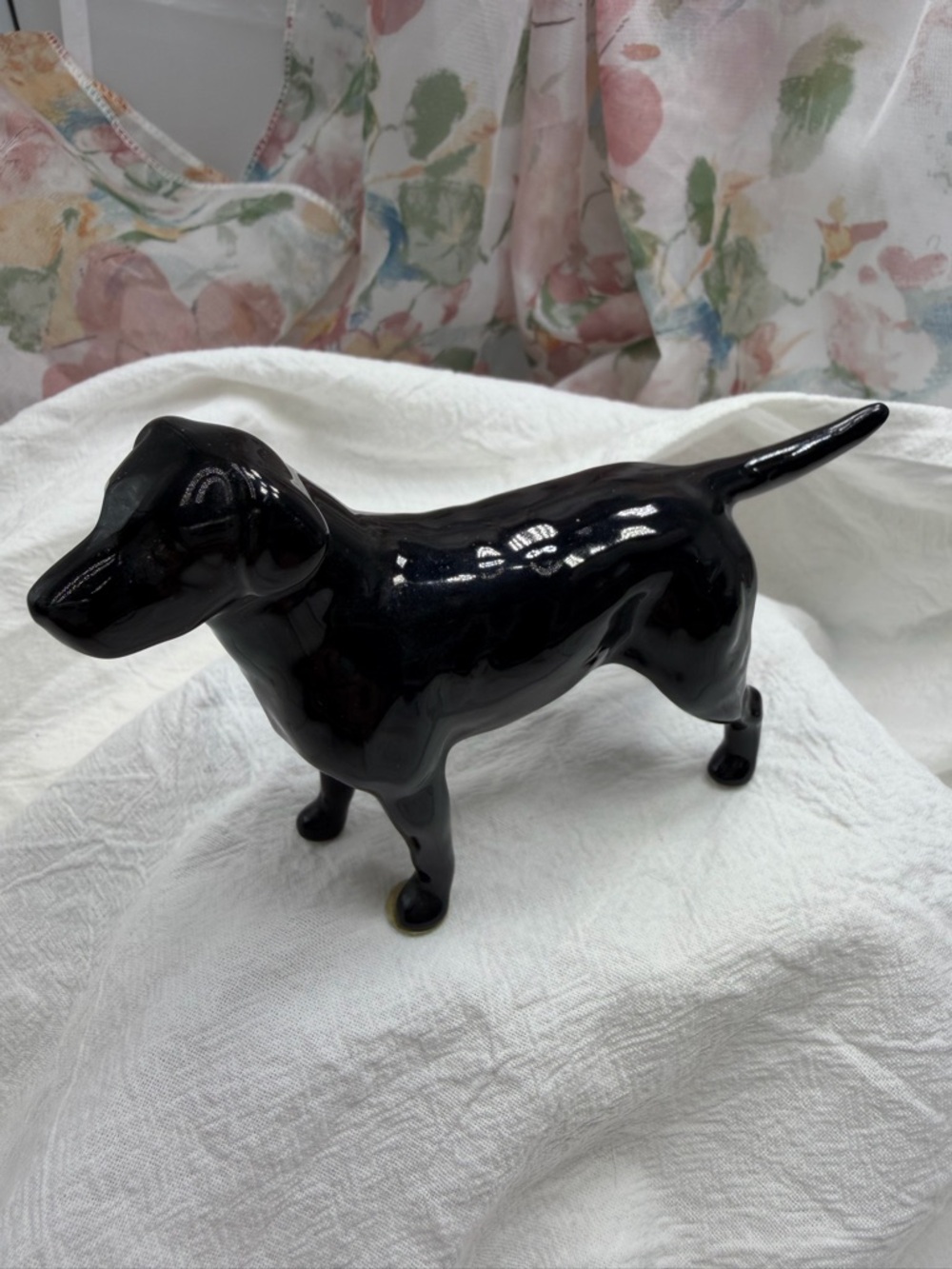 Vintage Beswick Black Lab figurine